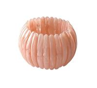 A-yeite Women's Colorful Chunky Resin Stretch Bangle Bracelets Boho Retro Irregular Bangle Summer Party Festival Jewelry Gifts, One Size, Resin, no gemstone