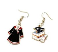 A-yeite Women's Diploma Personalized Dangle Drop Earrings Bachelor's Gown Cap Earrings Congrats Friendship Jewelry Gifts, One Size, Zinc, No Gemstone