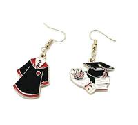 A-yeite Women's Diploma Personalized Dangle Drop Earrings Bachelor's Gown Cap Earrings Congrats Friendship Jewelry Gifts, One Size, Zinc, No Gemstone