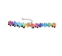 A-yeite Y2k Necklace Cute Rainbow Heart Stars Butterfly Necklace Choker Necklace For Women Birthday Party 80s Ball Valentine's Day Christmas Jewelry Accessories, One Size, Zinc, No Gemstone