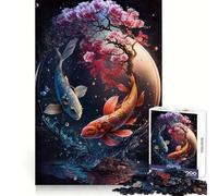 A Yin And Yang Journey V Puzzles for Adults 1000 Pieces Brain Calisthen Indoor Play Pattern Assemble Home Display (38x26cm)
