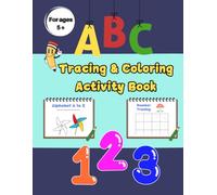 A-Z Alphabet Coloring Book: Fun Activities for Kids with Number Tracing, Land Animals, Taste & Eat Exercises | 86 Pages, 8.5x11 Inches, Premium White Paper