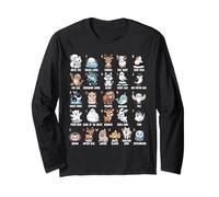 A-Z Arctic Animals Alphabet Collection Wildlife Education Long Sleeve T-Shirt