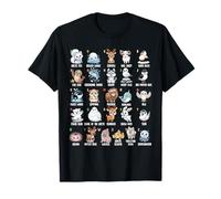 A-Z Arctic Animals Alphabet Collection Wildlife Education T-Shirt