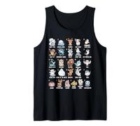 A-Z Arctic Animals Alphabet Collection Wildlife Education Tank Top