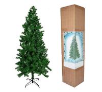 A-Z Christmas Trees - Festive Christmas Tree 5ft with Metal Stand Easy to Assemble - Lush Branches Xmas Tree that’s fits in Homes for Christmas Decorations (Green,550 Tips)