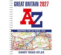 A -Z Great Britain Handy Road Atlas 2027 (A5 Spiral) : Easy to Read Map of Great Britain