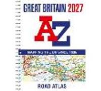 A -Z Great Britain Road Atlas 2027 (A4 Spiral)