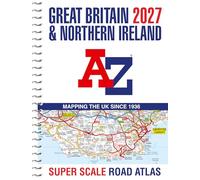 Great Britain A-Z Super Scale Road Atlas 2027 (A3 Spiral)