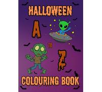 A-Z Halloween Colouring Book With Puzzles