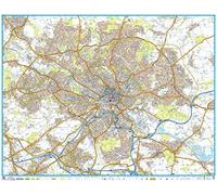 A-Z Leeds Street Map - 46.75" x 36.25" Paper