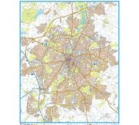 A-Z Leicester Street Map - 38.25" x 46.75" Laminated