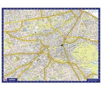 A-Z Map of Edinburgh Wall Map - Size 105.8 x 83cm Laminated