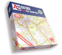 Great Britain A-Z Map of Oxford 1000 Piece Jigsaw Puzzle - Exclusive Street Map - Includes Guide Print & City Index - Nostalgic Gift Mapping Fun for Adults