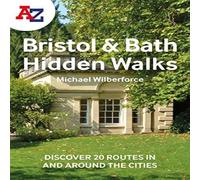 A - Z maps A -Z Bristol & Bath Hidden Walks Paperback Book A-Z maps Multicolor
