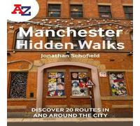 A - Z maps A -Z Manchester Hidden Walks Paperback Book A-Z maps Multicolor