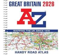 A - Z maps Great Britain A-Z Handy Road Atlas 2026 (A5 Spiral) Spiral bound Book A-Z maps Multicolor