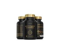 A-Z Multivitamins and Minerals boosted with Turmeric - 180 Vegan Multivitamin Tablets for Women & Men - One a day - 27 Key Nutrients - 100% NRV