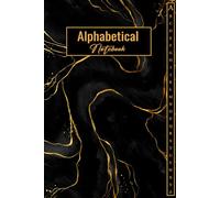 A-Z notebook: A5 Lined-Journal Organizer with A-Z Printed | 4 pages per letter | A small notebook with an A-to-Z index | 105 Pages;