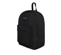 A-Z PACKAGING SOLUTIONS East West USA Simple Backpack (Black) - 12.5" L x 16.5" H x 5" W, Padded Back Panel & Adjustable Shoulder Straps, Comfortable and Durable Travel/School Bag, Black