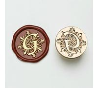 A-Z Sealing Wax For Stamp Head Letter Retro Seal Kit Stamps Logo For Scrapbooking Surgut Print Set Wedding Craft Soaps Stamps-G