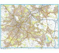 A-Z Sheffield Street Map - 47" x 36.25" Paper