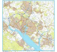 A-Z Southampton Street Map - 41.5" x 40" Paper