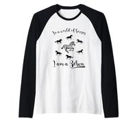 A Zebra Among Horses - Rare Disease Awareness Raglan Baseball Tee