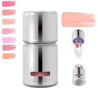 A-ztk Liquid Blush, Aztk Jelly Color Liquid Blush, Liquid Blusher for Cheeks, Liquid Contour Stick with Sponge Head, 3 in 1 Matte Nude Pink Orange Makeup Blusher Cream for Women for Mature Skin (JC05)