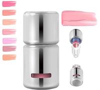 A-ztk Liquid Blush, Aztk Jelly Color Liquid Blush, Liquid Blusher for Cheeks, Liquid Contour Stick with Sponge Head, 3 in 1 Matte Nude Pink Orange Makeup Blusher Cream for Women for Mature Skin (JC01)