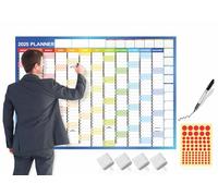 A0 Wall Planner 2025 Uk Wall Calendar Large Yearly Planner Jan To Dec Full Year Planning Chart Student Family Home School Office Work Study Annual Poster Multi Approx 84.1x118.9cm (1Pc)
