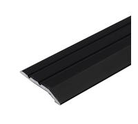 A01 30mm Anodised Aluminium Door Threshold Ramp Profile - Black, 2.7m