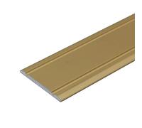 A02 30mm Anodised Aluminium Flat Self Adhesive Door Threshold Strip - Gold, 0.93m