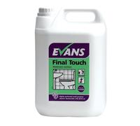 A020 Evans Vanodine Final Touch Washroom Sanitiser 2x5 Litre - Ready-to-Use Bactericidal Cleaner Kills MRSA & E. coli EN1276 Fragrance