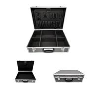 A022 Protective Carry Flight Case Lockable Electricians Durdable storage box with adjustable and removable inserts and storage L 460mm x W 340mm x H 115mm