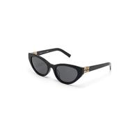 Miu Miu MU A04S 16K08Z Woman Sunglasses Acetate Black Grey Butterfly Normal