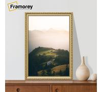 (A1- 840X594MM) Gold Shabby Chic Photo Frames Picture Frame Distressed Antique Style Poster Frame Photo Print Frame