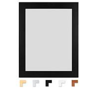 A1 A2 A3 A4 A5 A6 Modern Style MDF Poster/Picture/Photo Frames in Black, White, Silver, Oak & Walnut (BLACK, A5 (14.8 x 21 cm))