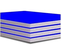 A1,A2,A3,A4,A5 Foam Board - Black (Pack of 10) - Black -Foam Core Polystyrene - Photo Foam Board - for Presentation, Mounting, Arts & Crafts (Blue, A4)