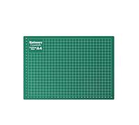 A1 A2 A3 A4 A5 Size Cutting Mat Non-Slip Cutting Board with Surface for Arts & Crafts Easy Guided Line Knife Cuts for Paper, Card, Fabric, Plastic for Professional Cutting Green (A4)