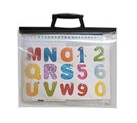 A1 A2 A3 A4 Clear Art Work Carry CASE Portfolio Art File Folder School Holdall (A2)