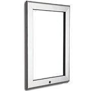 A1 Aluminium Silver Lockable Outdoor Snap Frames Poster Holder A1 SIZE