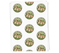 A1 'Animals Are Friends Not Food' Gift Wrap/Wrapping Paper Sheet (GI00110635)