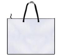 A1 Art Folder, A1 Art Portfolio Case with Handle, Clear Grid Design for Artwork Storage and Transportation, Teaching Material Presentation, Exhibition and Meeting Presentations, 36X24 Inches