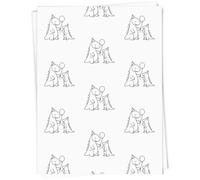 A1 'Birthday Dinosaur' Gift Wrap/Wrapping Paper Sheet (GI00109015)