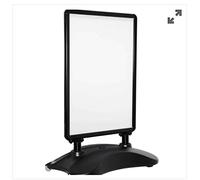 A1 Black Waterbase Pavement Forecourt Sign