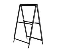 A1 Board Sign Display Pavement Board Double with Waterproof Covering Display Stands (Black，60 * 90CM) Double-sided Flip-Lid