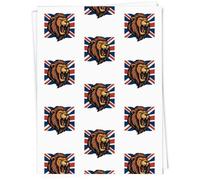 A1 'British Lion' Gift Wrap/Wrapping Paper Sheet (GI00109773)