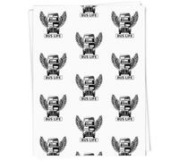 A1 'Bus Life' Gift Wrap/Wrapping Paper Sheet (GI00108221)