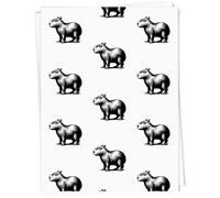 A1 'Capybara Standing' Gift Wrap/Wrapping Paper Sheet (GI00108227)